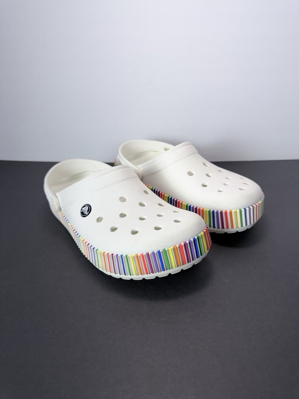 Crocs Classic Color Spectrum / RainbowPride Clog Size M/8 W/10